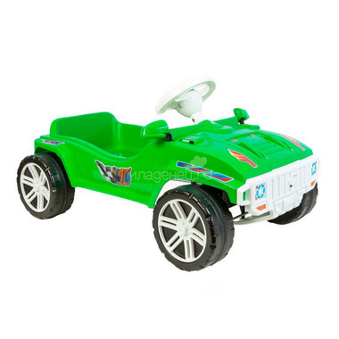 Машина педальная RT Race Maxi ОР792 Formula 1 Зеленая 0