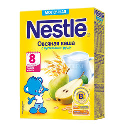 Каша Nestle молочная 220 гр Овсяная с кусочками груши (с 8 мес)