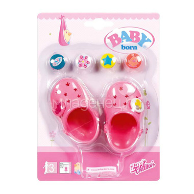 Обувь для кукол Zapf Creation Baby Born Сандали фантазийные в ассортименте (6 видов) 1