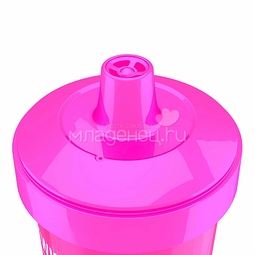 Поильник Twistshake Kid Cup 360 мл (с 12 мес) розовый