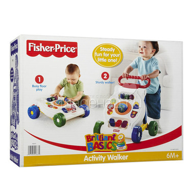 Ходунки Fisher Price 2 в 1 (в коробке) 4