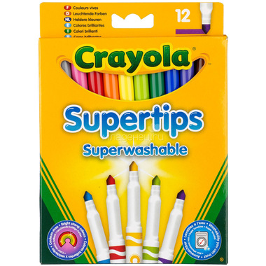Фломастеры Crayola Супертипс 0