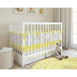 Комплект детского постельного белья Giovanni Shapito 5 предметов Zigzag Yellow