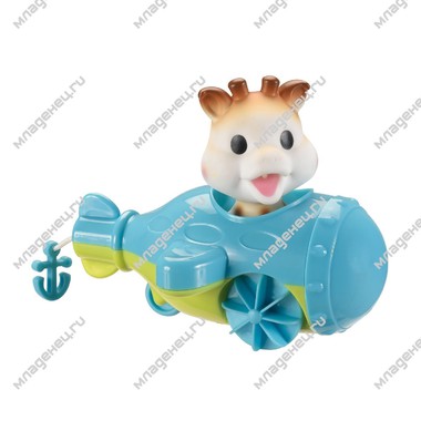 Развивающая игрушка Vulli Жираф путешественник для купания с 8 мес. 0