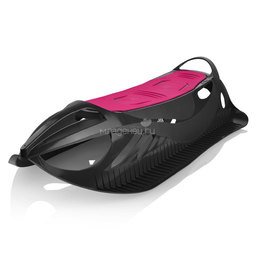 Санки Gismo Riders Neon Grip пластиковые Черно-розовый