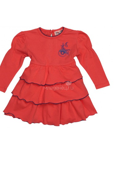 Платье Veneya Венейя для девочки, цвет красный  0