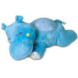 Светильник-проектор Summer Infant звездного неба Dozing Hippo голубой