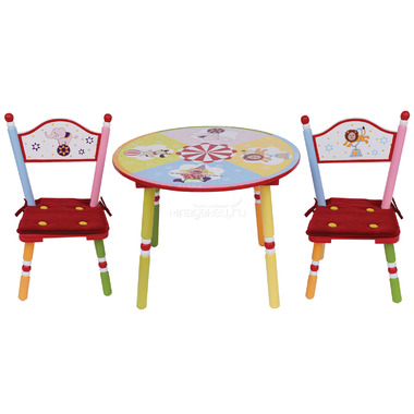 Комплект из стола и двух стульев Major-Kids Circus 0