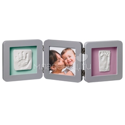 Рамочка Baby Art PRINT Frame тройная Бирюзовый с фиолетовым