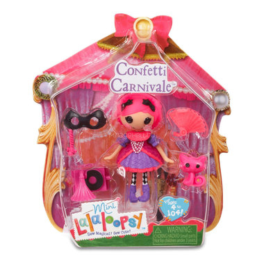 Кукла Mini Lalaloopsy с аксессуарами Confetti Carnivale 1