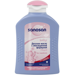 Масло Sanosan Baby с обогащенной формулой 200 мл