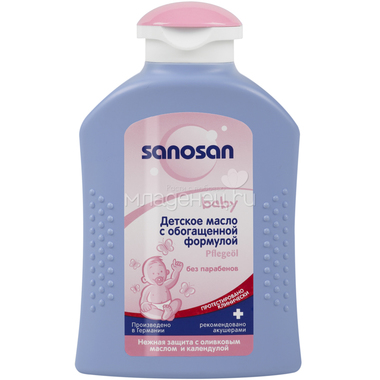 Масло Sanosan Baby с обогащенной формулой 200 мл 0