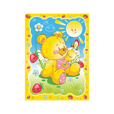 Одеяло Baby Nice байковое 100% хлопок 85х115 Солнечный мишка Желтый 0