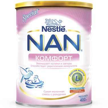Молочная смесь Nestle NAN Premium Комфорт 400 гр с 0 мес 0