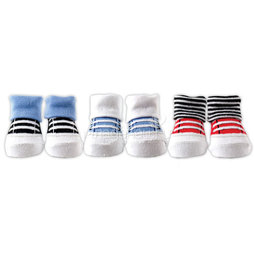 Комплект Luvable Friends Носочки в подарочной упаковке, 3 пары, цвет голубой 0-9 мес. (6-11 см)