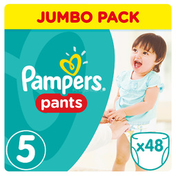 Трусики Pampers Pants Junior 12-18 кг (48 шт) Размер 5
