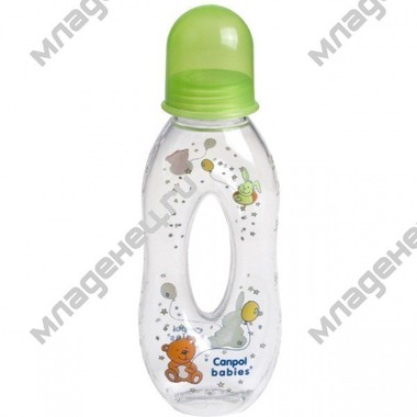 Бутылочка Canpol Babies с силиконовой соской Бублик с силиконовой соской (с 3 мес) 250 мл арт 56/200 0