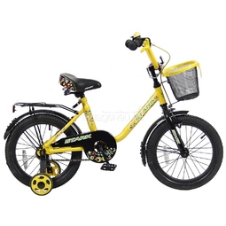 Велосипед двухколесный VeloLider 16&quot; Lider Stark 16U-009 Желтый/Черный