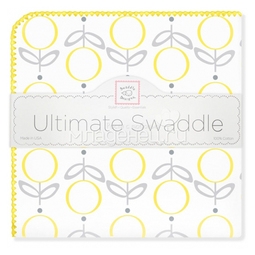 Пеленка фланелевая SwaddleDesigns Ultimate Lolli Fleur Yellow
