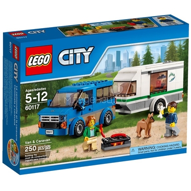 Конструктор LEGO City 60117 Фургон и дом на колёсах 1