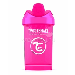 Поильник Twistshake Crawler Cup 300 мл (с 8 мес) розовый