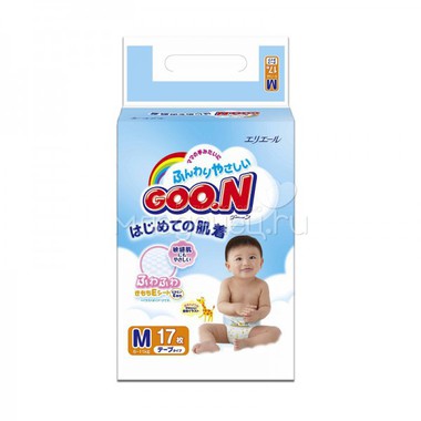Подгузники Goon Mini Pack 6-11 кг (17 шт) Размер M 0