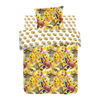 Комплект постельного белья 1,5 хлопок Непоседа Emoji movie Смайлы 0