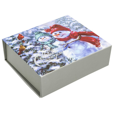 Коробка подарочная Winter Wings Складывающаяся 15,5*13*5 см в ассортименте 0