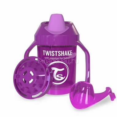 Поильник Twistshake Mini Cup 230 мл (с 4 мес) фиолетовый 0