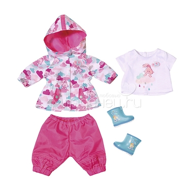 Одежда для кукол Zapf Creation Baby Born Одежда для дождливой погоды 0