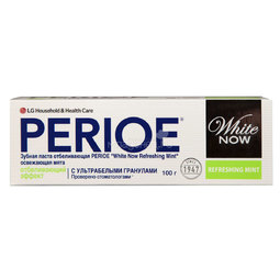 Зубная паста Perioe отбеливающая White now refreshing mint освежающая мята 100 г