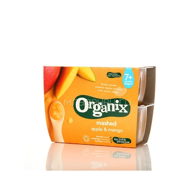 Набор пюре Оrganix 95 гр* 4 шт Яблоко манго (с 7 мес) 0