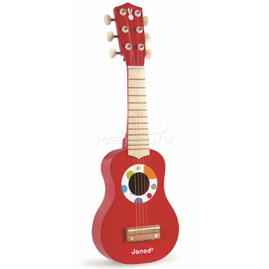 Игрушка Janod Гитара красная 0