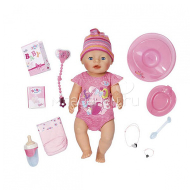 Кукла Zapf Creation Baby Born 43 см Интерактивная (обновленная) 0