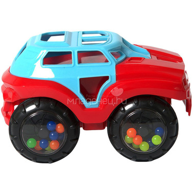 Машинка-неразбивайка Baby Trend Сине-красный 1
