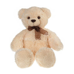 Мягкая игрушка AURORA Медведи Медведь белый с бантом 69 см