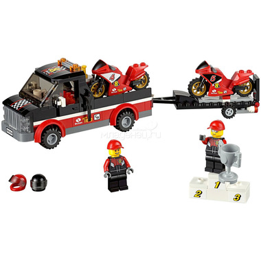 Конструктор LEGO City 60084 Перевозчик гоночных мотоциклов 2