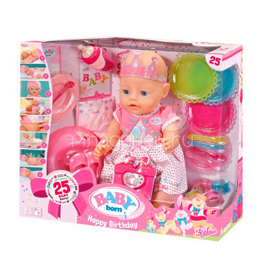Кукла Zapf Creation Baby Born 43 см Интерактивная Праздничная 2