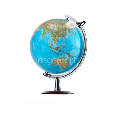 Глобус NOVA RICO ATLANTIS диаметр 40 см подсветка, лупа и деревянная подставка 0
