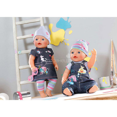 Одежда для кукол Zapf Creation Baby Born Джинсовая в ассортименте 3