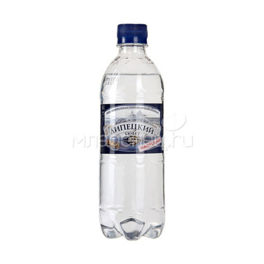 Вода питьевая Липецкий Бювет Газированная 0,5 (пластик) 0