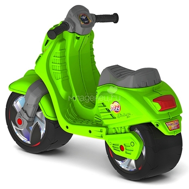 Каталка-мотоцикл ОР502 Скутер Зеленый 1