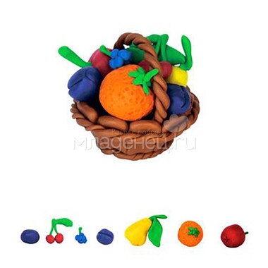 Набор для творчества Учитель Морковь, земляника и корзинка с фруктами 3