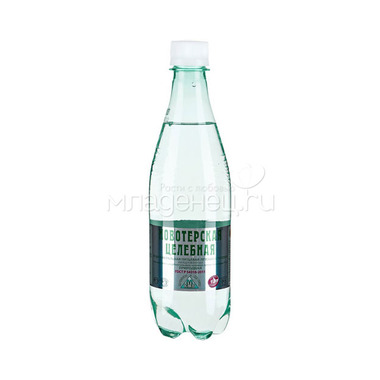 Вода минеральная Новотерская (пластик) Газированная 0,5 л (пластик) 0