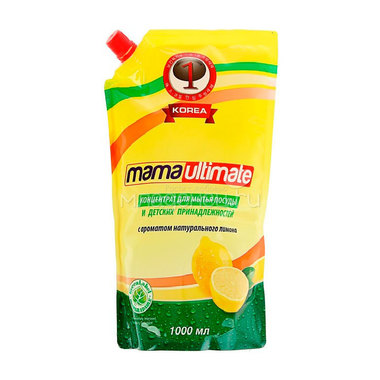 Средство для мытья посуды Lion Mama Ultimate Лимон 1000 мл запасной блок 0