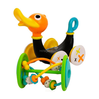 Развивающая игрушка Yookidoo Каталка-лабиринт Музыкальная уточка 1