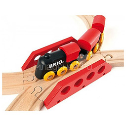 Игровой набор BRIO Железная дорога с вокзалом, 22 элемента