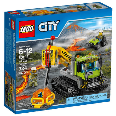Конструктор LEGO City 60122 Вездеход исследователей вулканов 0