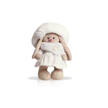 Мягкая игрушка Зайка Ми в белом пальто 25 см 0