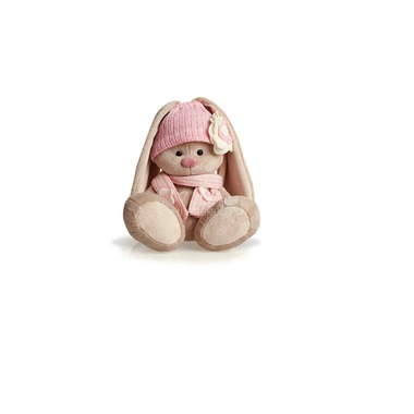 Мягкая игрушка Зайка Ми в розовой шапочке 18 см 0